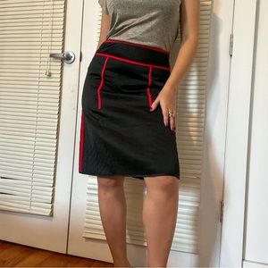 Y2K DKNY A line skirt black